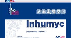Desktop Screenshot of inhumyc.edu.mx